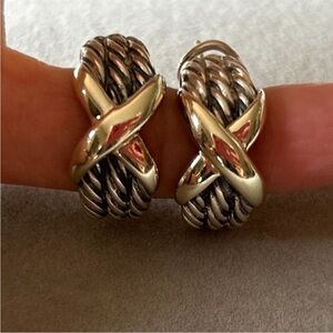 David Yurman “X” Earrings